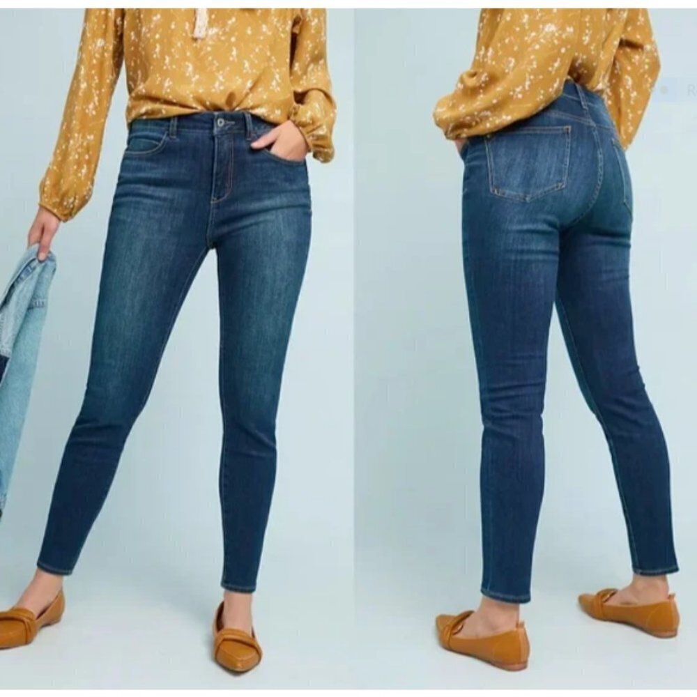 Anthropologie Pilcro and the Letterpress High Rise Skinny Jeans Size 25 Curvy